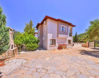 Kaş Çukurbağ'da Sakin Konumda, Özel Havuzlu, Jakuzili, Kiralık Villa  - 3