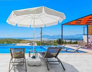 Kaş Üzümlü'de Balayı Çiftlerine Uygun, Özel Havuzlu, Ferah Villa - 5