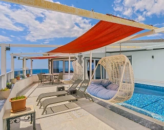 Kaş İslamlar'da Doğa Manzaralı, Özel Havuzlu, 4 Kişilik, Tatil Villası - 1