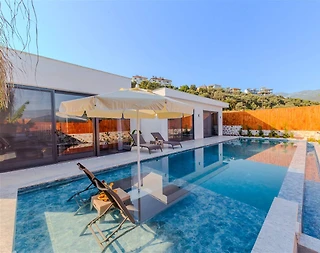 Kaş Çavdır'da Doğada, Özel Havuzlu, Jakuzili, Saunalı, Hamamlı Villa - 2