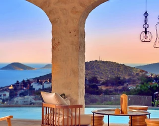 Kaş Kalkan'da Muhteşem Mimariye Sahip, Özel Havuzlu, Konforlu Villa - 5