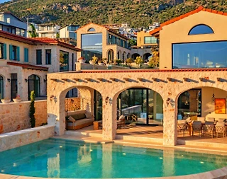 Kaş Kalkan'da Muhteşem Mimariye Sahip, Özel Havuzlu, Konforlu Villa - 4