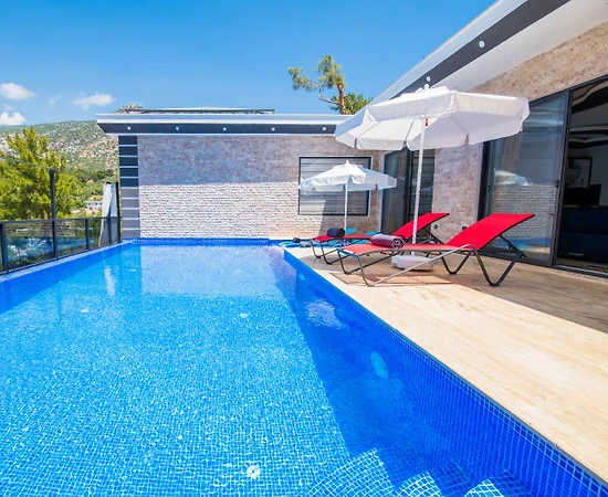 Kaş İslamlar'da Yeşillikler İçinde, Özel Havuzlu, Jakuzili Villa - 1