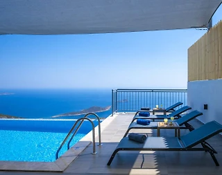 Kaş Bezirgan'da Muhteşem Deniz Manzaralı, Özel Havuzlu, 3+1 Villa - 4