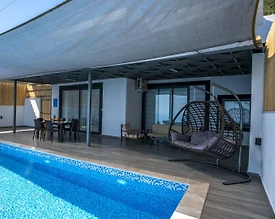 Kaş Bezirgan'da Muhteşem Deniz Manzaralı, Özel Havuzlu, 3+1 Villa - 3