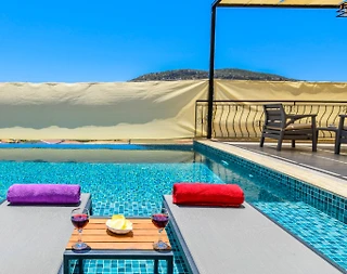 Kaş Bezirgan'da Balayı Çiftlerine Uygun, Özel Havuzlu, Tatil Villası - 5