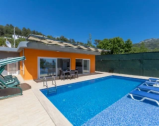 Kaş İslamlar'da Huzurlu Doğada, Özel Havuzlu, Modern Villa - 2