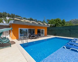 Kaş İslamlar'da Huzurlu Doğada, Özel Havuzlu, Modern Villa - 2