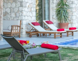 Kaş İslamlar'da Doğa İçerisinde, Sonsuzluk Havuzlu, Kiralık Villa - 4