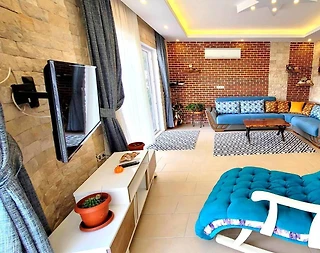 Kaş İslamlar'da Geniş Ailelere Uygun, Özel Havuzlu. Jakuzili Villa - 5