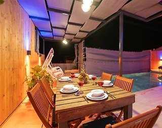 Kaş Bezirgan'da Doğa ile İç İçe, Özel Havuzlu, Jakuzili Villa - 4