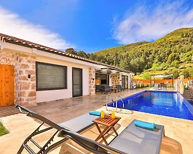 Kaş Hacıoğlan'da Doğanın Kucağında, Özel Havuzlu, Konforlu Villa - 3