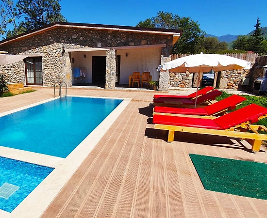 Fethiye Kayaköy'de Çekirdek Ailelere Uygun, Özel Havuzlu, Kiralık Villa - 1