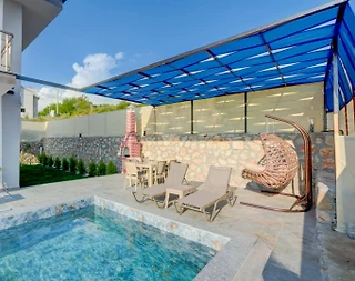 Muğla Seydikemer'de Doğa İçerisinde, Özel Havuzlu, Jakuzili Villa - 5