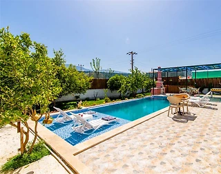 Kaş Çavdır'da Çekirdek Ailelere Uygun, Özel Havuzlu, 2+1 Villa - 5