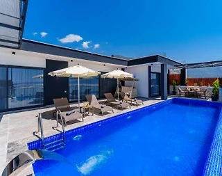 Kaş Çavdır'da Muhteşem Doğada, Özel Havuzlu, Jakuzili Villa - 1