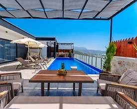 Kaş Çavdır'da Muhteşem Doğada, Özel Havuzlu, Jakuzili Villa - 2
