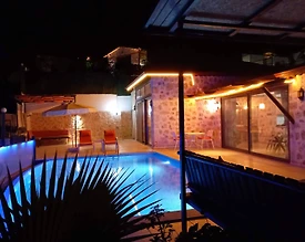 Kaş İslamlar'da Balayı Çiftlerine Uygun, Özel Havuzlu, Kiralık Villa - 2