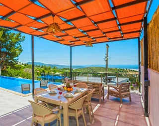 Kaş Üzümlü'de Balayı Çiftlerine Uygun, Özel Havuzlu, Ferah Villa - 5