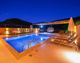 Kaş Hacıoğlan'da Muhteşem Doğada, Özel Havuzlu, Jakuzili Villa - 3