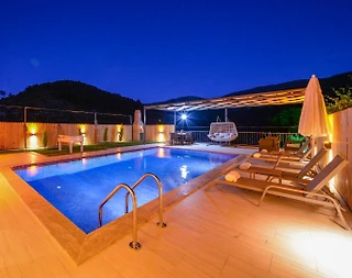 Kaş Hacıoğlan'da Muhteşem Doğada, Özel Havuzlu, Jakuzili Villa - 3