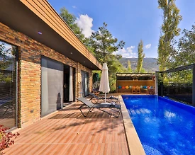 Kaş İslamlar'da Muhteşem Doğada, Özel Havuzlu, Konforlu Balayı Villası - 2