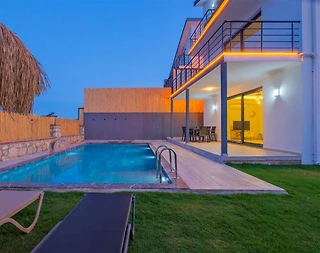 Fethiye Eldirek'te Doğa ile İç İçe, Özel Havuzlu, Jakuzili, Lüks Villa - 2