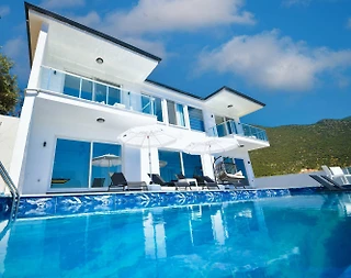 Kaş Belenli'de Doğa ve Deniz Manzaralı, Özel Havuzlu, Bahçeli Villa - 2