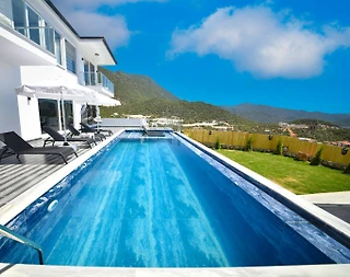 Kaş Belenli'de Doğa ve Deniz Manzaralı, Özel Havuzlu, Bahçeli Villa - 4
