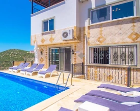 Kalkan Akbel'de Deniz Manzaralı, Özel Havuzlu, Korunaklı Villa - 2
