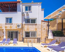 Kalkan Akbel'de Deniz Manzaralı, Özel Havuzlu, Korunaklı Villa - 3