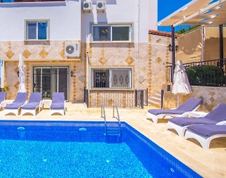 Kalkan Akbel'de Deniz Manzaralı, Özel Havuzlu, Korunaklı Villa - 5