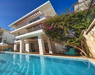 Kaş Kalkan'da Göz Alıcı Deniz Manzaralı, Özel Havuzlu, 4+1 Villa - 3