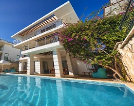 Kaş Kalkan'da Göz Alıcı Deniz Manzaralı, Özel Havuzlu, 4+1 Villa - 3