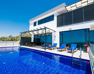 Kaş İslamlar'da Muhteşem Deniz Manzaralı, Özel Havuzlu, Jakuzili Villa - 1