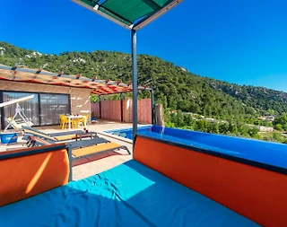 Kaş İslamlar'da Doğanın Kalbinde, Özel Havuzlu, Jakuzili Villa - 2