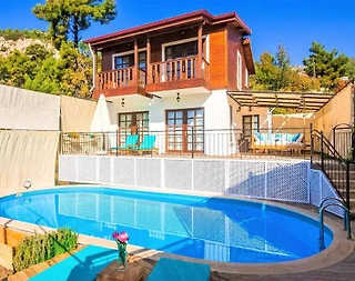 Kaş İslamlar'da Doğa İçerisinde, Özel Havuzlu, 6 Kişilik Villa - 1