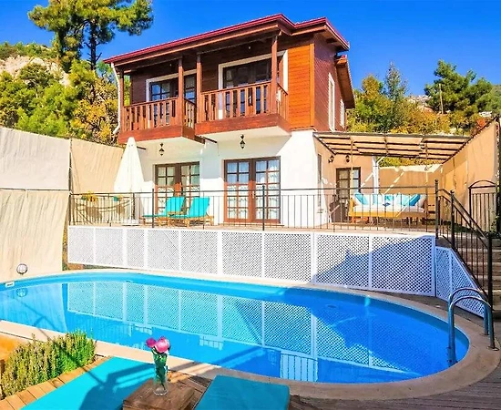 Kaş İslamlar'da Doğa İçerisinde, Özel Havuzlu, 6 Kişilik Villa - 1