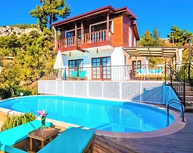 Kaş İslamlar'da Doğa İçerisinde, Özel Havuzlu, 6 Kişilik Villa - 2