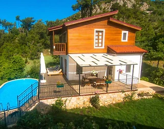 Kaş İslamlar'da Doğa İçerisinde, Özel Havuzlu, 6 Kişilik Villa - 3
