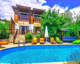 Kaş İslamlar'da Kalabalık Ailelere Uygun, Özel Havuzlu, Ferah Villa - 2