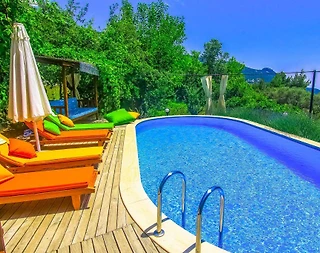 Kaş İslamlar'da Kalabalık Ailelere Uygun, Özel Havuzlu, Ferah Villa - 4