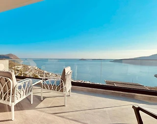 Kaş Kalkan'da Göz Alıcı Deniz Manzaralı, Sonsuzluk Havuzlu, Kiralık Villa - 3