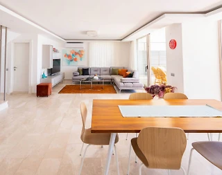 Kaş Bezirgan'da Deniz Manzaralı, Özel Havuzlu, Modern Villa - 5