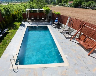 Kaş Sarıbelen'de Çekirdek Ailelere Uygun, Özel Havuzlu, Kiralık Villa - 5