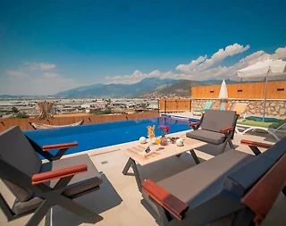 Kaş Yeşilköy'de Doğa İçerisinde, Özel Havuzlu, Taş Vila - 5