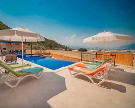 Kaş Yeşilköy'de Doğa İçerisinde, Özel Havuzlu, Taş Vila - 3