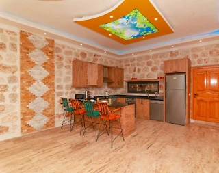 Kaş İslamlar'da Merkeze Yakın Konumda, Özel Havuzlu, Balayı Suiti - 3