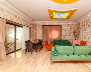 Kaş İslamlar'da Merkeze Yakın Konumda, Özel Havuzlu, Balayı Suiti - 5