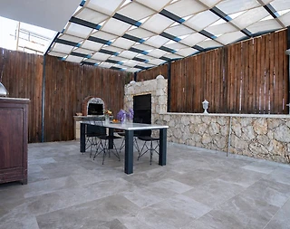 Kaş Akbel 'de Panoramik Deniz Manzaralı, Özel Havuzlu, Lüks Villa - 5